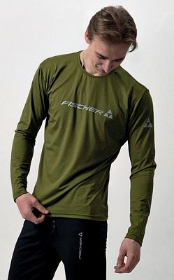 Превью  Футболка FISCHER Logo Long Хаки